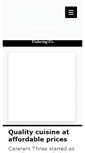Mobile Screenshot of caterersthree.com
